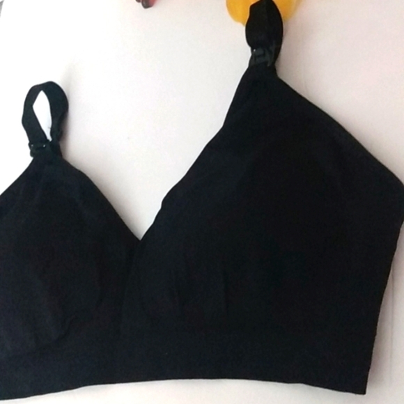 BLACK ADJUSTABLE SUPPORT COMFORT STRETCH SPORTS BRA SIZE XL NWOT - Picture 3 of 10